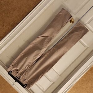 Velvet bootcut jeans with inner split hem